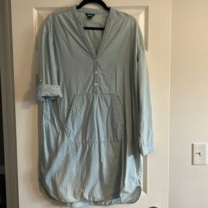 Roots light denim dress
